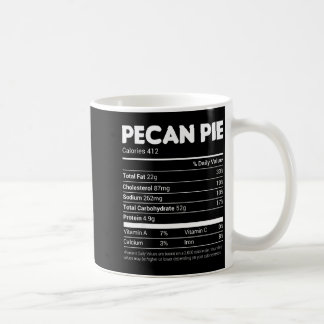 ピーカンナッツの栄養成分表示Tシャツ ファミリーでお揃い クリスマス コーヒーマグカップ