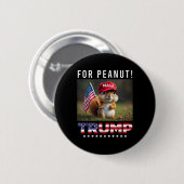 ピーカンナッツリス トランプ 2025 投票トランプ 缶バッジ (正面&裏面)
