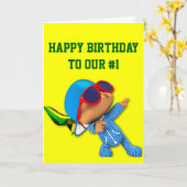 ピーカーブ式第1スーパースター カード (黄色い花)