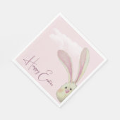 ピーキングイースターバニー スタンダードランチョンナプキン (角)