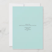 ピーキングキク結婚式招待状 招待状 (裏面)