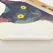 ピーキングキャットデザインシェルパブランケット シェルパブランケット (3/4)