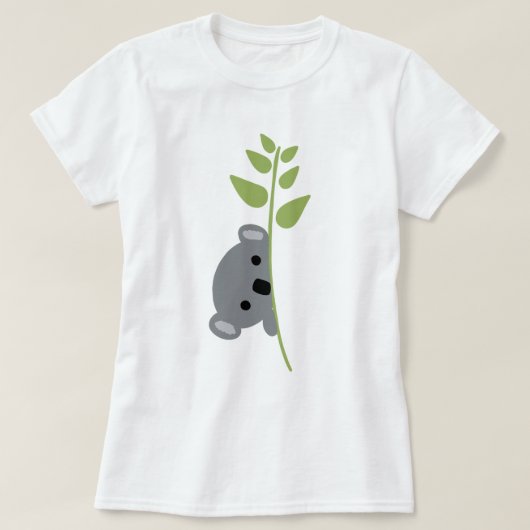 ピーキングコアラTシャツ Tシャツ (デザイン正面)