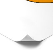 ピーキングダックおもしろいアニマル中国のディッシュパン ポスター (角)