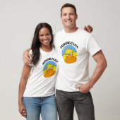 ピーキングダックおもしろいアニマル中国のディッシュパン Tシャツ (ユニセックス)