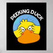 ピーキングダックおもしろいアニマル中国のディッシュプンダークBG ポスター (正面)
