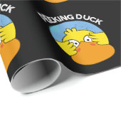 ピーキングダックおもしろいアニマル中国のディッシュプンダークBG ラッピングペーパー (ロールコーナー)