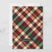 ピーキングダルマティアンインウッドランドフォレストペットポートレート シーズンカード (裏面)