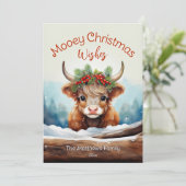 ピーキングハイランドカウムーイークリスマスファームハウス シーズンカード (スタンド正面)