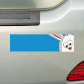 ピーキングバニー バンパーステッカー (車上)