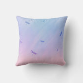 ピーキングフロッグドラゴンフライ赤ちゃん女の子の誕生の状態 クッション (裏面)