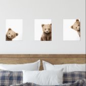 ピーキングベア子供部屋プリント- 001 (寝室)