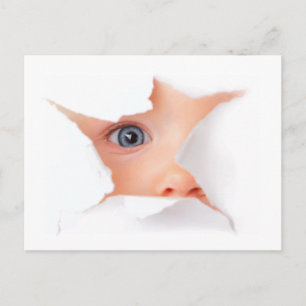 ピーキングベビーセイユー ポストカード