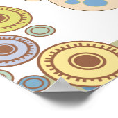 ピーキングモンスターベビーシャワーバナー ポスター (角)