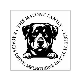 ピーキングロックワイラーパピーパーソナライズされたテーマ セルフインキングスタンプ