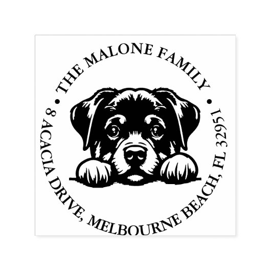 ピーキングロックワイラーパーソナライズされたテーマ セルフインキングスタンプ (デザイン)