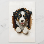 ピーキング縁どコリードッグアップCN7スクラップブック紙 (正面)