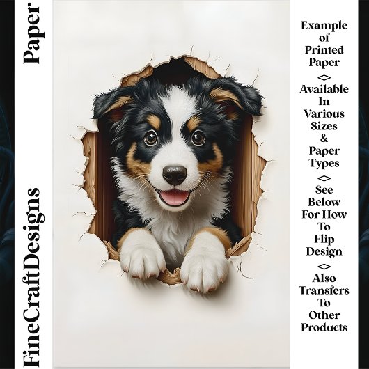 ピーキング縁どコリードッグアップCN7スクラップブック紙