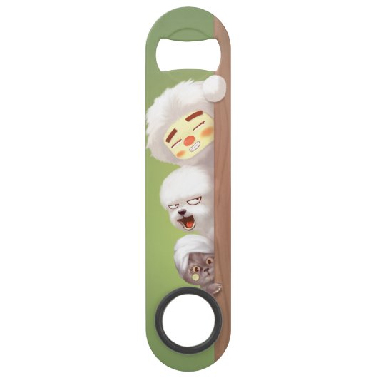 ピーキング・アニマルズ・トリオ スピード栓抜き (正面)