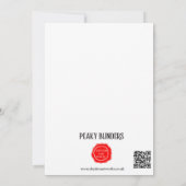 ピーキー・ブラインダー サンキューカード (裏面)