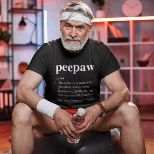ピークおもしろい定義祖父クールTシャツ Tシャツ