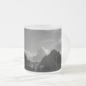 ピークとクラウド フロストグラスマグカップ (正面右)