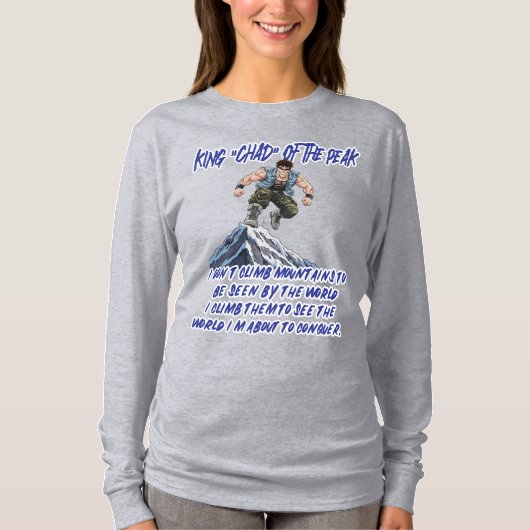 ピークのキング チャド Tシャツ (正面)