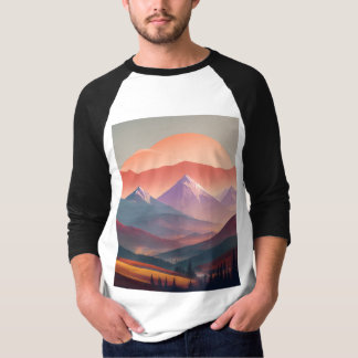 「ピークの囁き:夜明けの抱擁」 Tシャツ