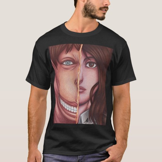 ピークの指 - 車力の巨人 Tシャツ (正面)