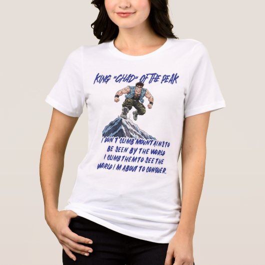 ピークの王'チャド' トライブレンドTシャツ (正面)
