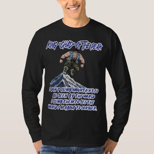 ピークの王‘チャド’ Tシャツ (正面)