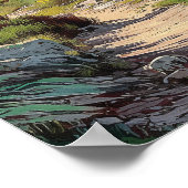 ピークへのリーチ：コロラド州パイクピーク ポスター (角)