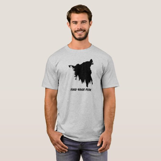 ピークを見つける Tシャツ (正面フル)
