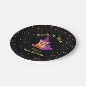 ピークアブーハロウィーンベイビーシャワー紙プレート ペーパープレート (アングル)