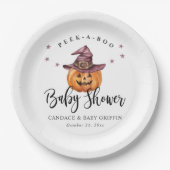 ピークアブーベビーシャワープレート ペーパープレート (正面)