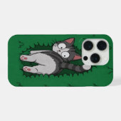 ピークアブー子猫のスマホケース iPhoneケース (裏面横)