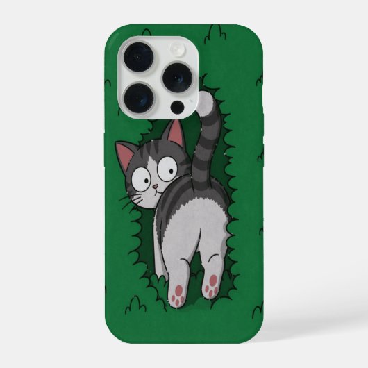 ピークアブー子猫のスマホケース iPhoneケース (裏面)
