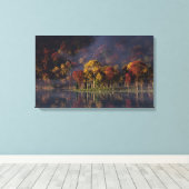 ピークカラーキャンバス印刷 キャンバスプリント (インサイチュ (ウッドフロア))