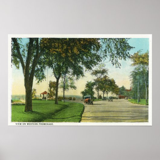 ピークスアイランドビューオブパンプキンノブ ポスター (正面)