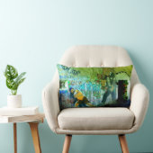 ピークスアイランドメインからのグラフィティ ランバークッション (椅子)