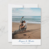 ピークスアイランドメインの日付を結婚保存 セーブザデート (裏面)