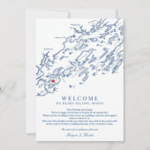 ピークスアイランドメ結婚ーヌのウェルカム旅程 サンキューカード (正面)