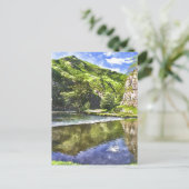 ピークディストリクトウォーターカラースタイル ポストカード (スタンド正面)