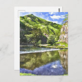 ピークディストリクトウォーターカラースタイル ポストカード (正面/裏面)