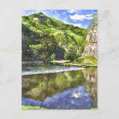 ピークディストリクトウォーターカラースタイル ポストカード (正面)