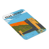 ピークディストリクトナショナルパークイングランドヴィンテージ マグネット (右側)