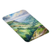 ピークディストリクトナショナルパークウォーター絵画カラー マグネット (右側)