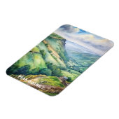 ピークディストリクトナショナルパークウォーター絵画カラー マグネット (左側)