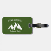ピークディストリクト国立公園 ラゲッジタグ (裏面横)