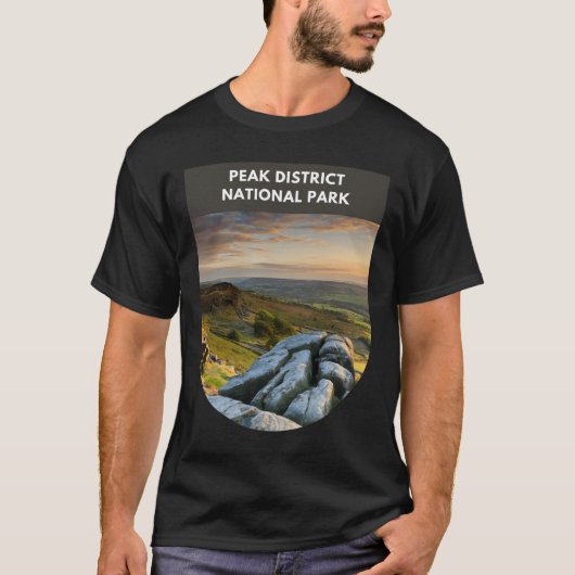 ピークディストリクト国立公園 Tシャツ (正面)